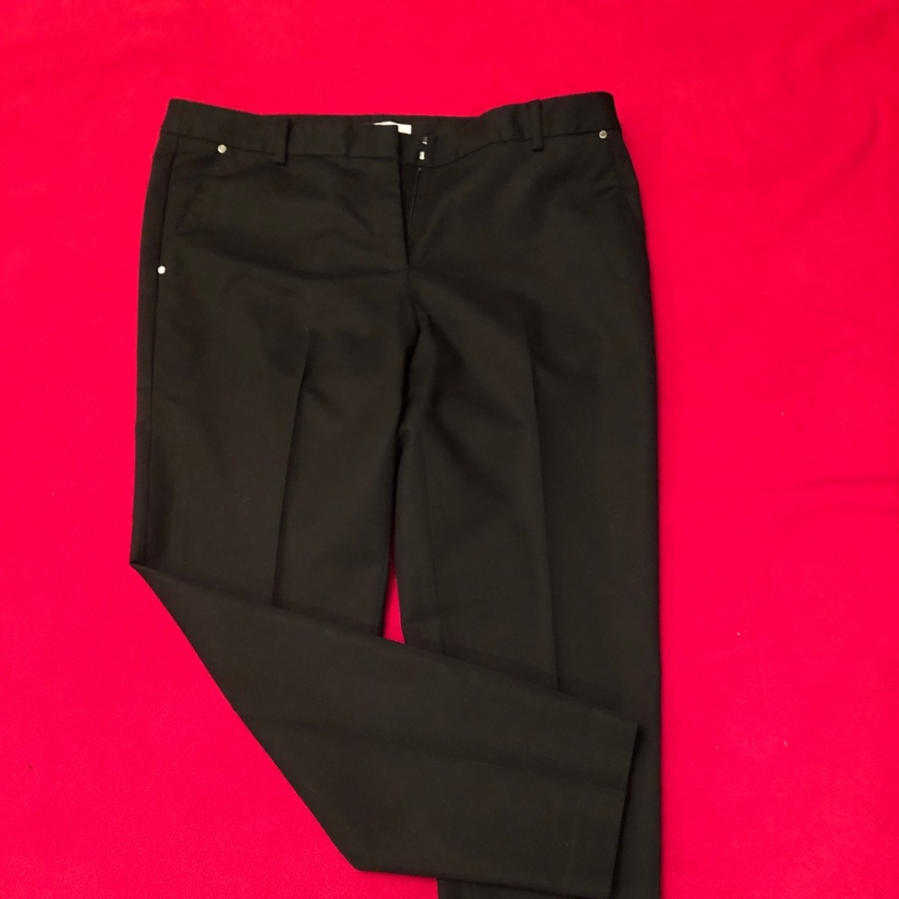 Black MK Crop Pants
